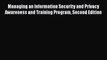 [Read book] Managing an Information Security and Privacy Awareness and Training Program Second