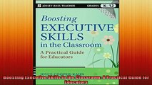 READ book  Boosting Executive Skills in the Classroom A Practical Guide for Educators  DOWNLOAD ONLINE
