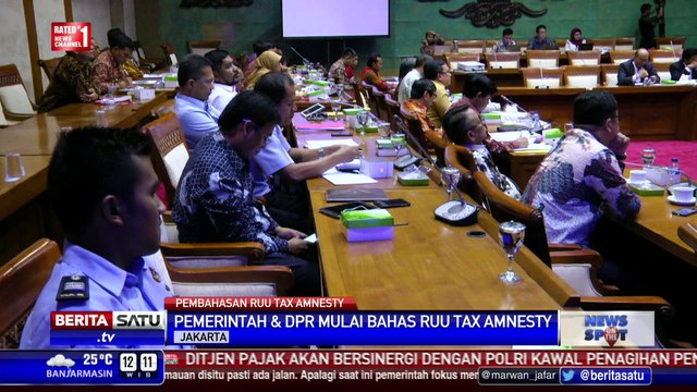 Pemerintah dan DPR Mulai Bahas RUU Tax Amnesty