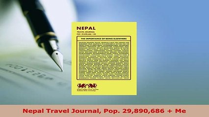 PDF  Nepal Travel Journal Pop 29890686  Me Download Online