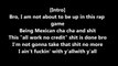 Snow Tha Product  No Going Back Lyrics