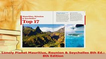 PDF  Lonely Planet Mauritius Reunion  Seychelles 8th Ed 8th Edition Download Online