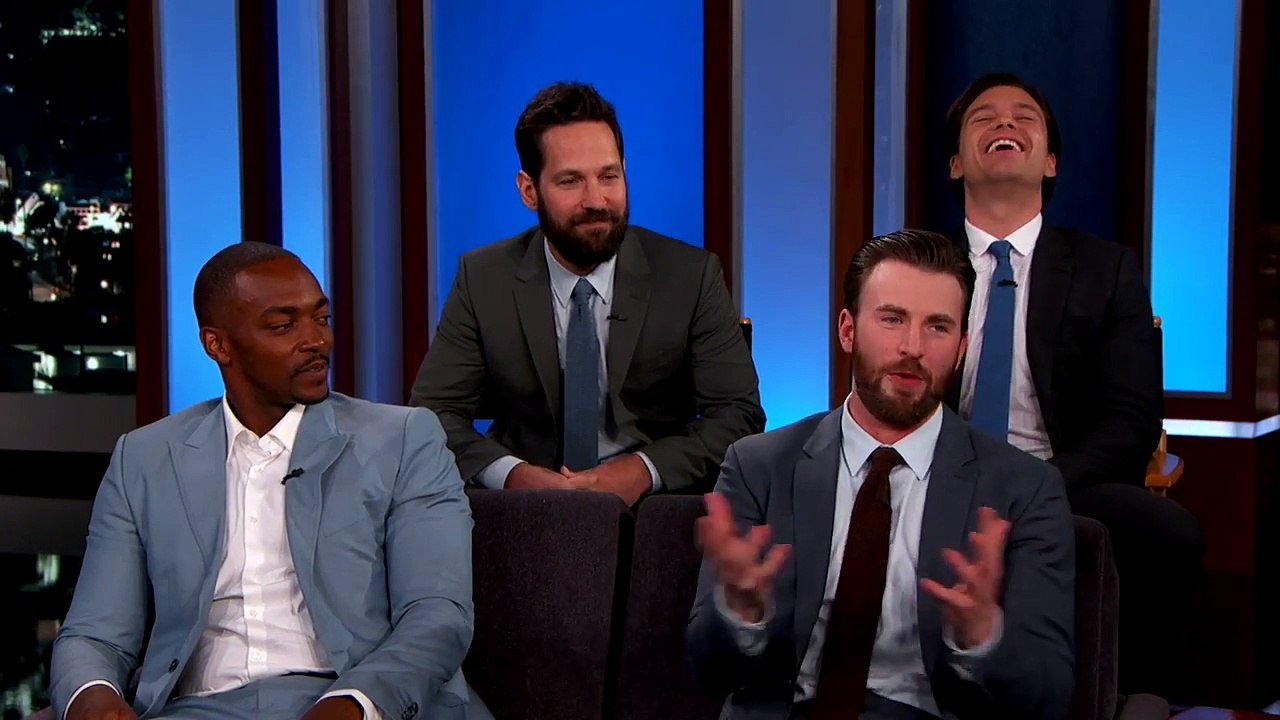 Chris Evans, Anthony Mackie, Sebastian Stan & Paul Rudd Do Personal Trivia