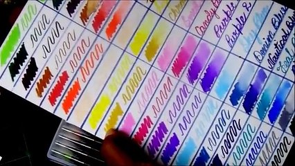 Akashiya sai water color brush pens-product review