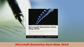 PDF  Microsoft Dynamics Sure Step 2010 Download Full Ebook