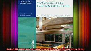 Read  AutoCAD 2006 for Architecture Autocad for Architecture  Full EBook