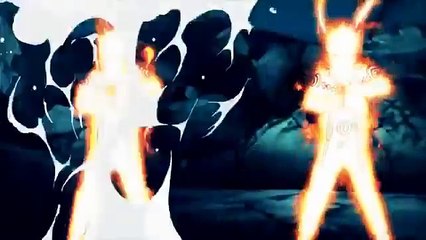 Naruto, Killer Bee, Kakashi and Gai Vs Obito