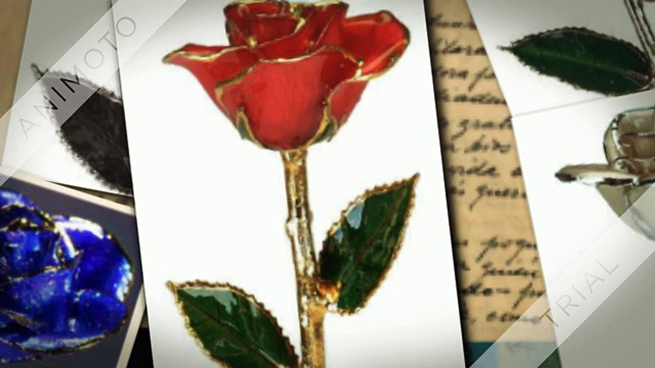 24K Gold Plated & Silver Dipped, Platinum Trimmed Roses & Gold Golf Balls UK