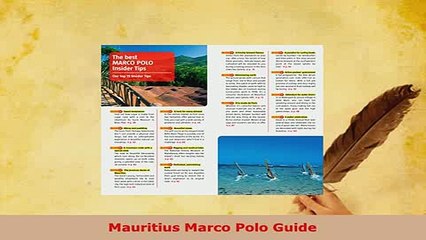 PDF  Mauritius Marco Polo Guide Read Online