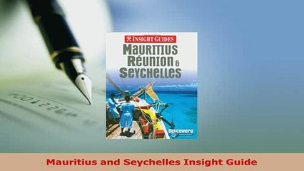 PDF  Mauritius and Seychelles Insight Guide Read Full Ebook