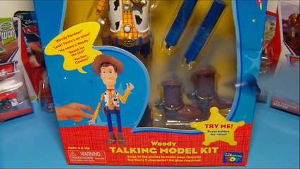 DISNEY PIXAR TOY STORY 2 WOODY TALKING MODEL KIT by THINKWAY TOYS VIDEO REVIEW