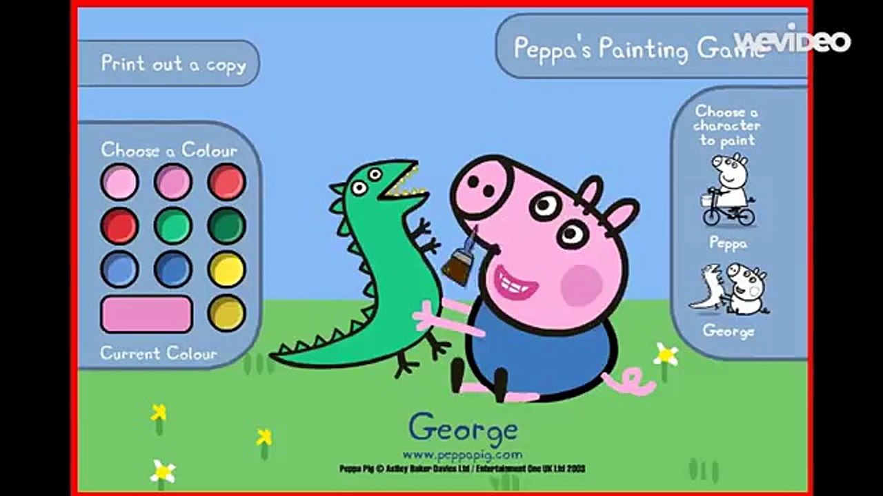 JOGO DE PINTAR DA PEPPA PIG