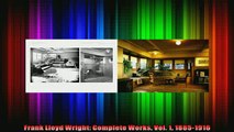 Read  Frank Lloyd Wright Complete Works Vol 1 18851916  Full EBook