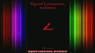 Read  Sigurd Lewerentz Architect  Full EBook