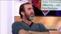Pour Eric Cantona, Emmanuel Macron représente la 