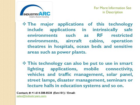Li Fi Market Lightning Speeds with Li Fi and Enhanced Wi Fi newest technological attraction globally