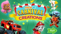 Nick JR Carnival Creations - PAW Patrol - Bubble Guppies - Cartoon Movie Game for Kids 2015 HD
