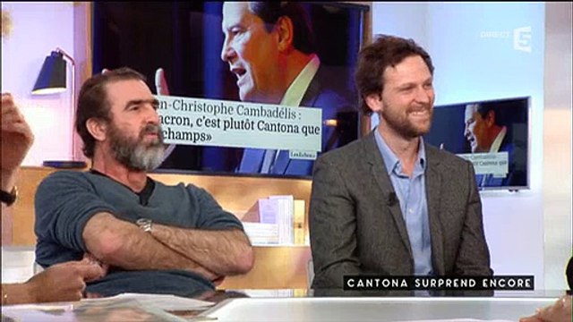 Eric Cantona estime d'Emmanuel Macron représenter la dérive de la politique - Regardez