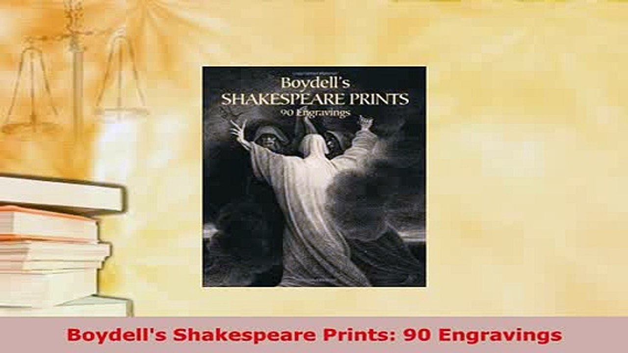 PDF  Boydells Shakespeare Prints 90 Engravings PDF Full Ebook