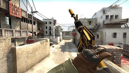CS-GO - M4A1-S Golden Coil (New Covert) Gameplay
