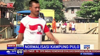 Download Video: Pengerjaan Turap Kampung Pulo Hampir Rampung