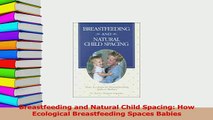 Download  Breastfeeding and Natural Child Spacing How Ecological Breastfeeding Spaces Babies Ebook Online