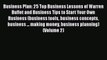 [Read book] Business Plan: 25 Top Business Lessons of Warren Buffet and Business Tips to Start