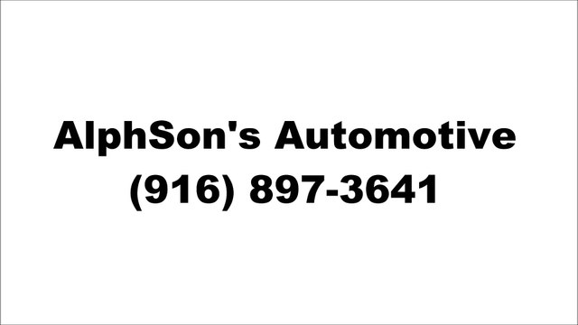 AlphSon's Automotive - (916) 897-3641