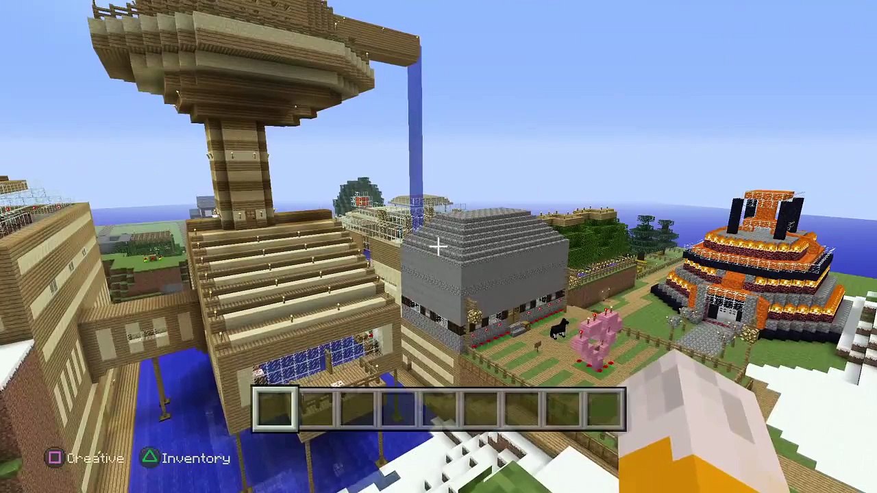 Minecraft Ps4 Building Stampy S Lovely World Tour 2 Video Dailymotion