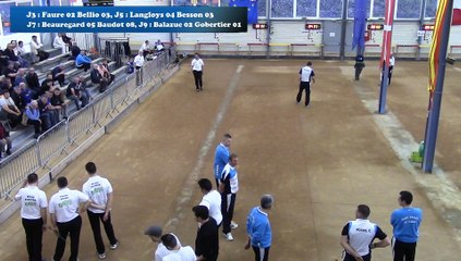 Barrages 2 sur 2, quatrième étape du Super 16, Sport Boules, Cluses 2016