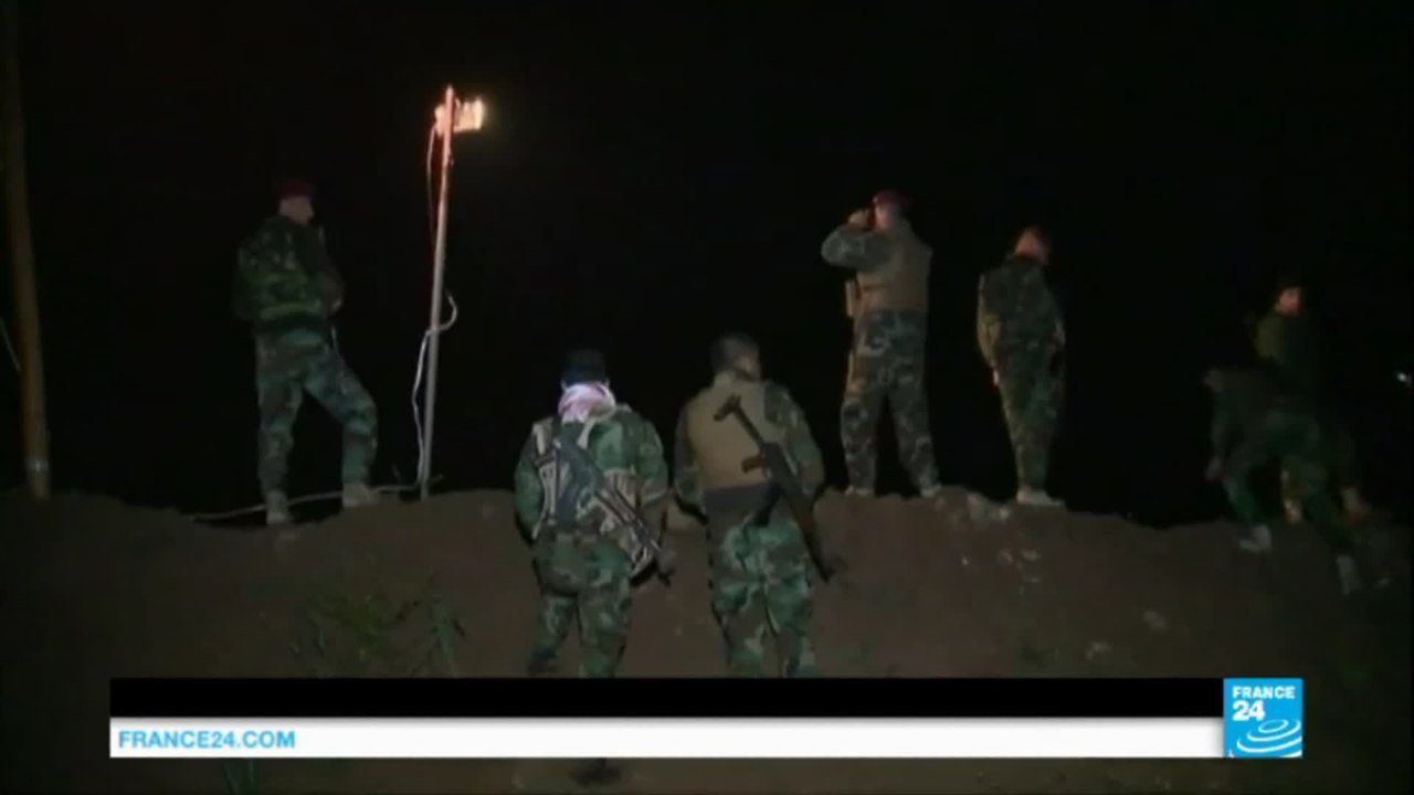 Irak : sur la ligne de front de Mossoul avec les soldats kurdes qui luttent contre le groupe Etat islamique