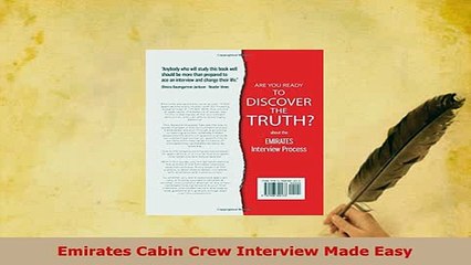 PDF  Emirates Cabin Crew Interview Made Easy Download Online