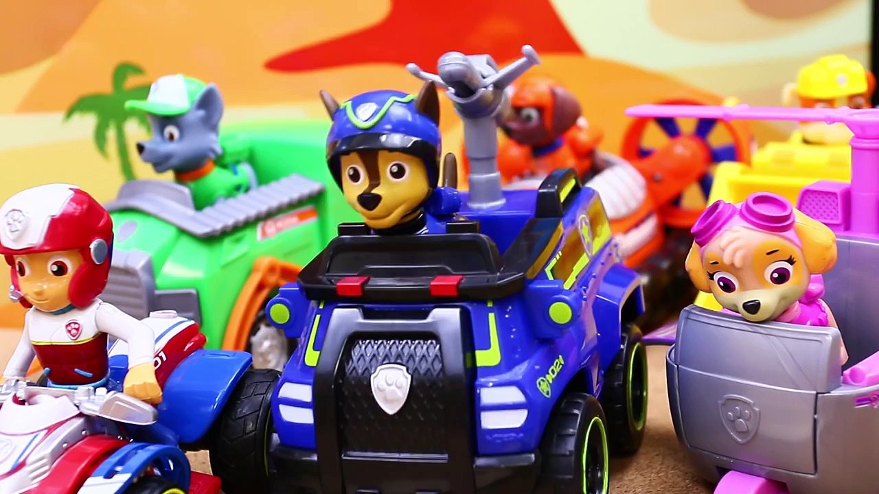 Paw Patrol Skye Helicopter and Chase Spy Cruiser Rescues Duplo Lego Spiderman Parody