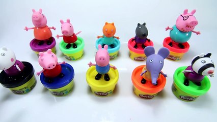 Learn colors Play Doh Peppa Pig english!! Juguetes de Peppa en Español Videos De Peppa Pig Completos