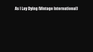 [PDF] As I Lay Dying (Vintage International) [Download] Full Ebook