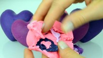 My little pony Play doh Hearts Kinder Surprise eggs Minnie mouse Disney Toys Peppa pig Egg