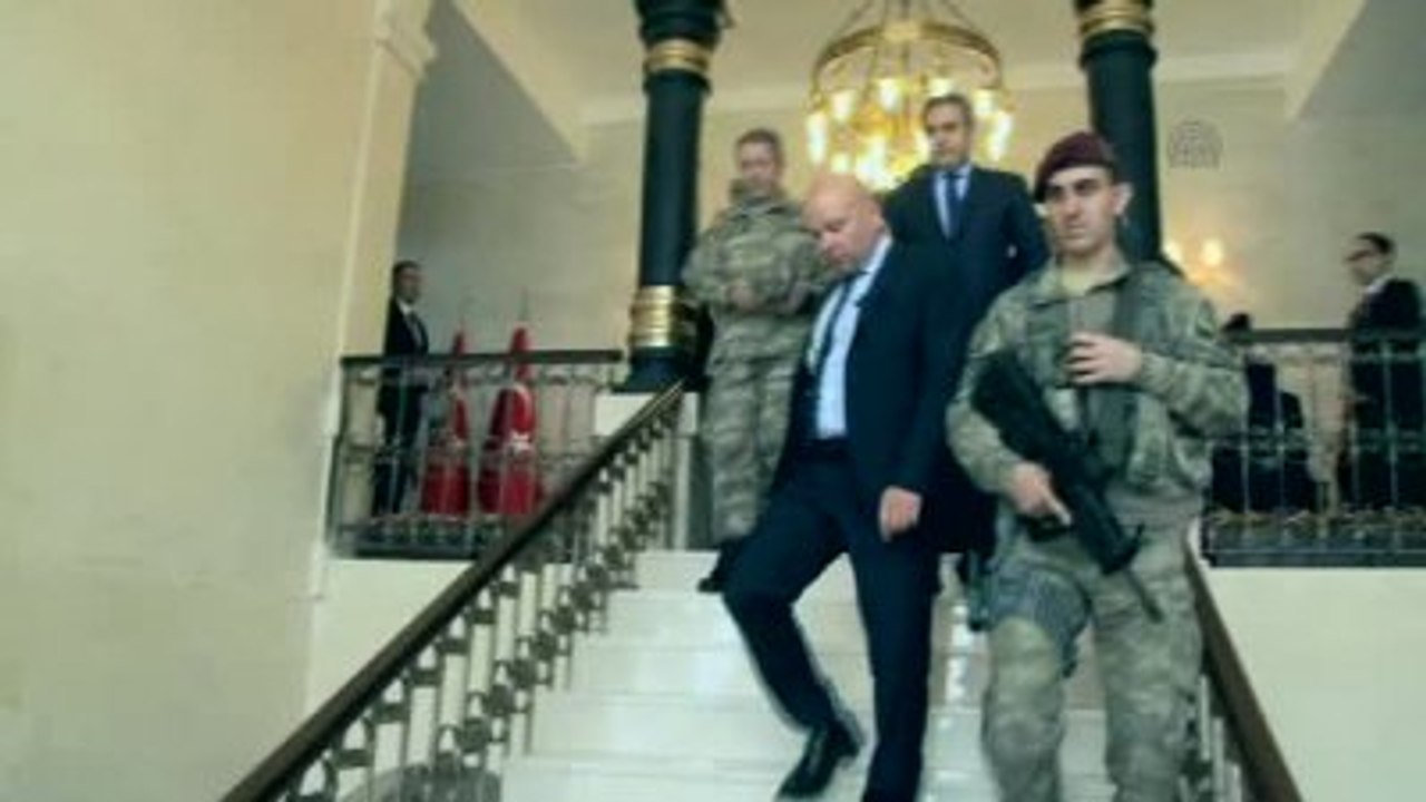 MİT Müsteşarı Fidan ile Genelkurmay Başkanı Orgeneral Akar Kilis Valiliğini Ziyaret Etti (2)