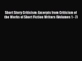 [PDF] Short Story Criticism: Excerpts from Criticism of the Works of Short Fiction Writers