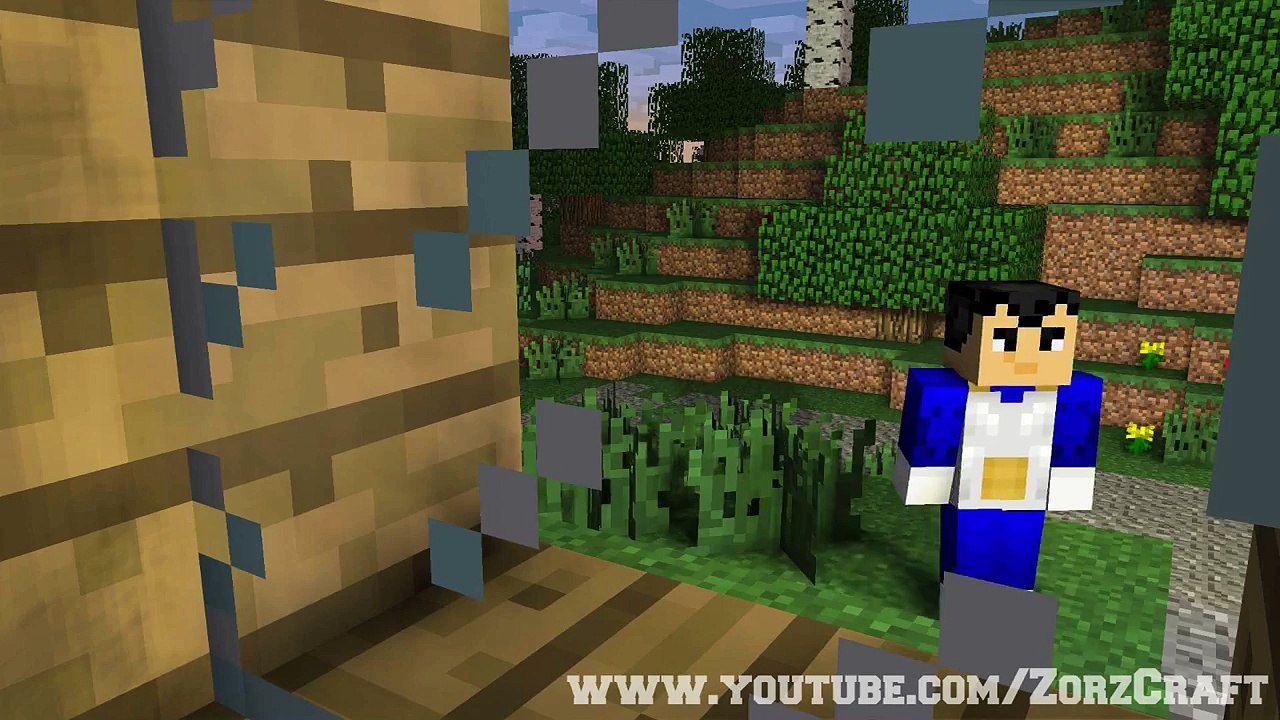 Goku Vs Vegeta in Minecraft