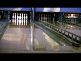 Slow Motion 10-Pin Bowling Release (two handed release)
