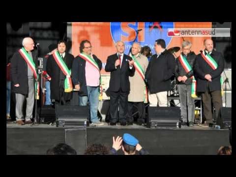 Tg Antenna Sud - A Bari il fronte anti trivelle, in piazza oltre 5mila