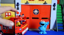 Fireman Sam Episode Sesame Street Cookie Monster Saves The Day with Peppa pig Full story COOL