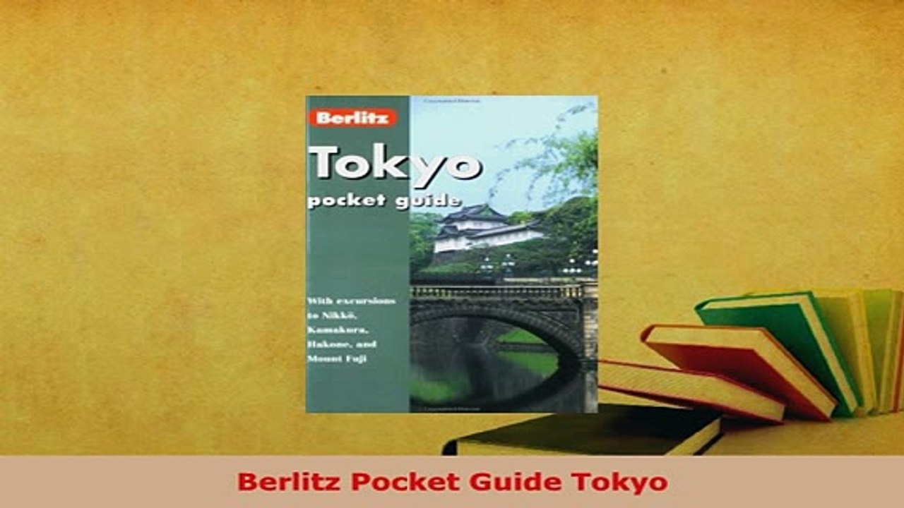 PDF  Berlitz Pocket Guide Tokyo Read Full Ebook