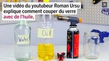 Comment découper une bouteille en verre... avec de l'huile ?