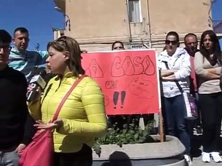 Sit- in degli abusivi di Santa Barbara- -La Regione deve approvare la Sanatoria-