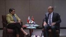 Çavuşoğlu, Endonezya Dışişleri Bakanı Retno Marsudi ile Bir Araya Geldi