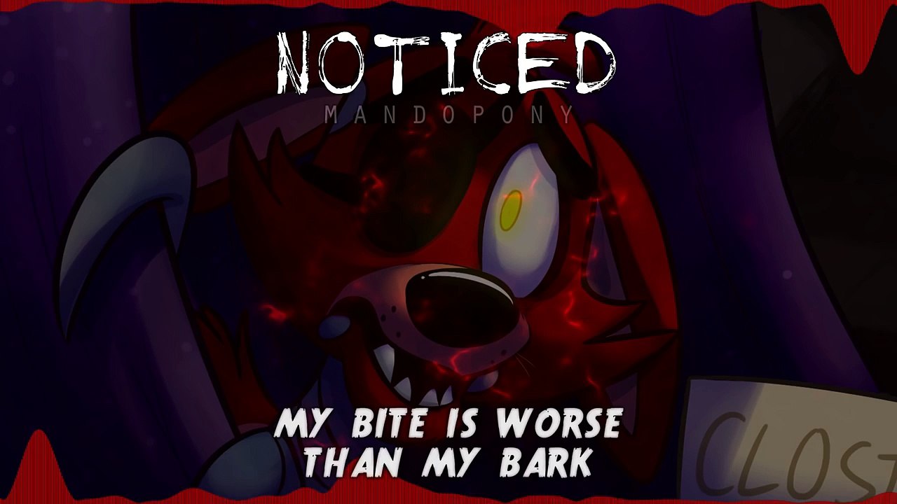 MandoPony - Noticed (FNAF 1 Song) (Unofficial Lyric Video) 