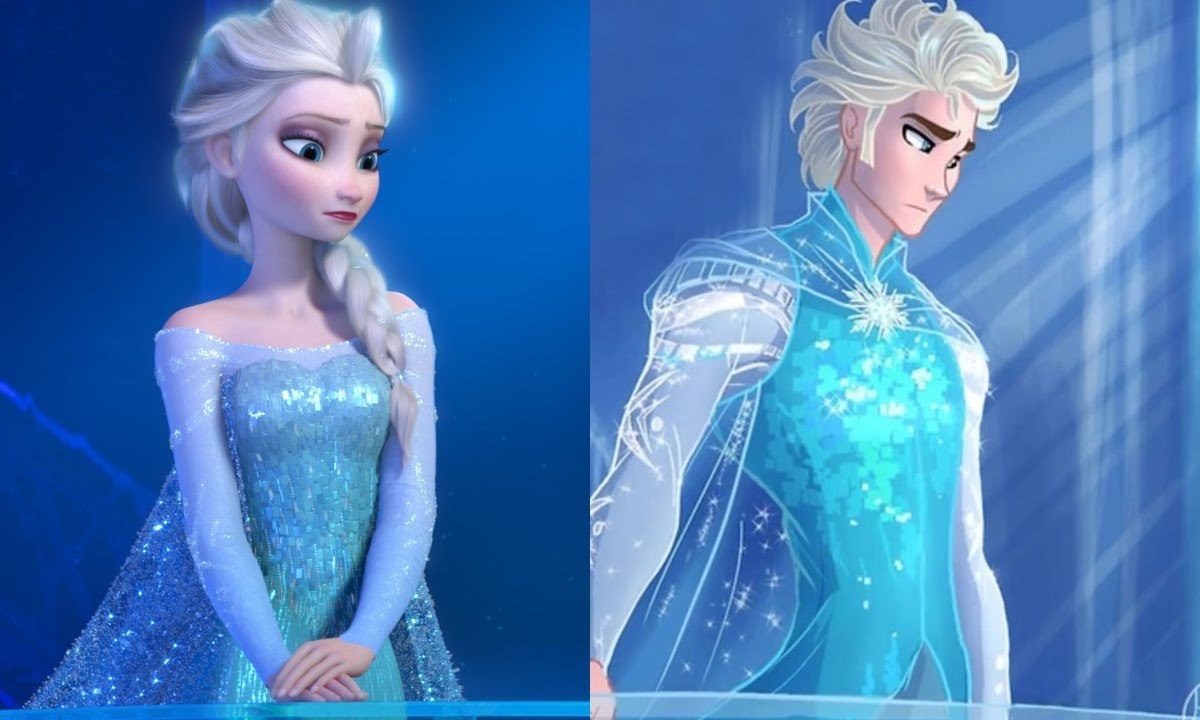 Если бы герои "Холодное сердце" были бы противоположного пола какой бы был мультфильм. Эльза