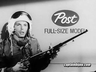 1959 CEREAL COMMERCIAL - TOY SURVIVAL RIFLE PREMIUM
