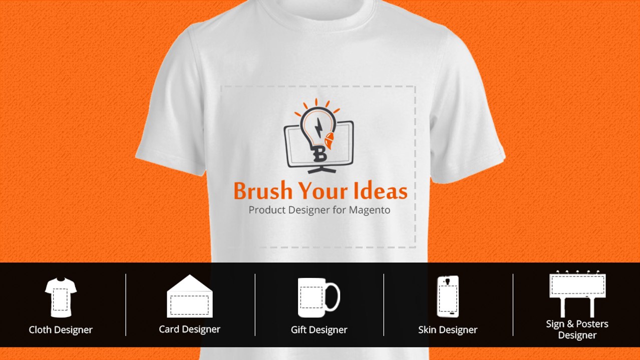Brush Your Ideas Magento Extension - Backend by Biztech Store